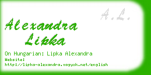 alexandra lipka business card
